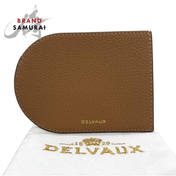 新品未使用 DELVAUX デルヴォー レザー パンチング ブラウン ホワイト レザー その他小物 ...