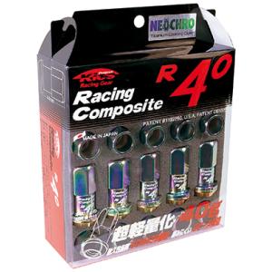 Kics レーシングコンポジット R40 ナット２０個 12×1.25 ネオクロ RC-03N