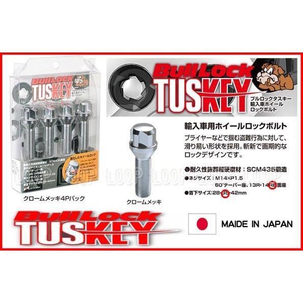 協永 タスキー ロックボルト 14R球面座 M14x1.5 首下35mm メッキ T680-35