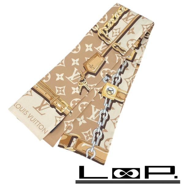 ■新品■2025年■　ルイヴィトン バンドー モノグラム コンフィデンシャル スカーフ デュンヌ シ...