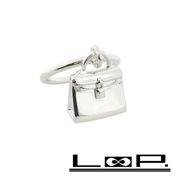 ■新同■磨き済■　エルメス アミュレット ケリー リング 指輪 アクセサリー シルバー SV925 ...
