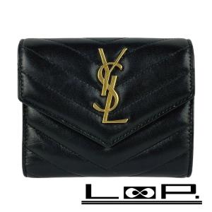 Yves Saint Laurent 美品 サンローラン 長財布 ラウンド