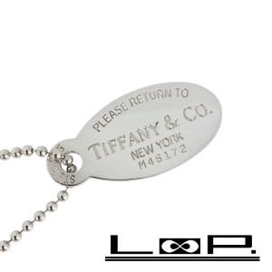 □美品□85cm□ ティファニー リターントゥ オーバル タグ ロング  