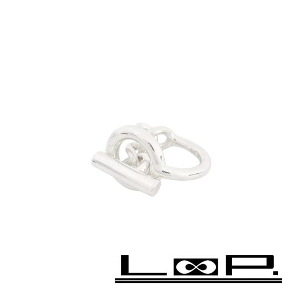 ■新同■磨き済■　エルメス クロワゼット リング 指輪 アクセサリー SV925 シルバー #49 ...