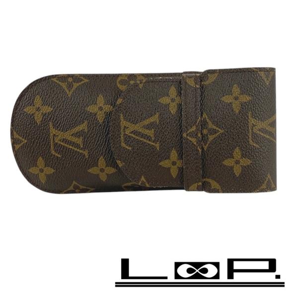 ■美品■　ルイヴィトン エテュイ リュネット メガネ サングラス ケース モノグラム ブラウン M6...
