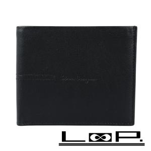 □美品□ フェラガモ 二つ折り コンパクト ウォレット 財布 レザー  