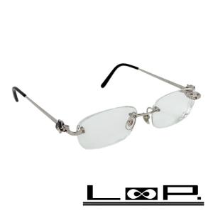 Cartier（カルティエ） 美品△Cartier リムレス ツーポイント メガネ