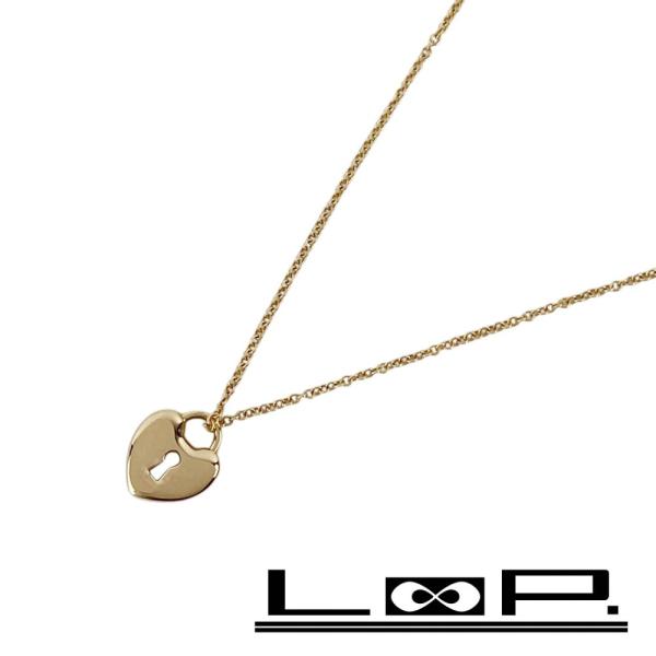 ティファニー ■美品■ ロックハート ネックレス アクセサリー ゴールド K18 約3.0g 箱 【...