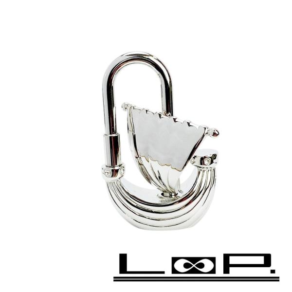 ■未使用■　エルメス カデナ ヨット 船 バッグ チャーム 2007 シルバー SS 箱 【3761...