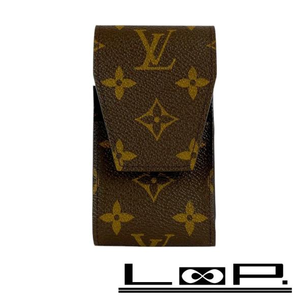 ■新同■　ルイヴィトン シガレット ケース 煙草 タバコ モノグラム ブラウン M63024 【37...