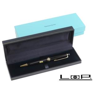 ■新同■　ティファニー × モンブラン マイスター シュテック ボールペン ブラック 箱 【3913...