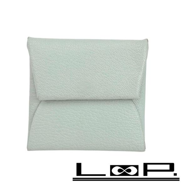■美品■　エルメス バスティア コイン ケース コンパクト シェーブル クレ W刻 箱 【39435...