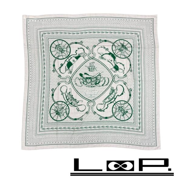 ■未使用■　エルメス カレ140 スカーフ Springs Bandana スプリングス バンダナ ...