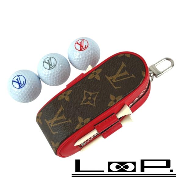 ■未使用■　ルイヴィトン ゴルフセット アンドルーズ アンドリュース モノグラム 赤 GI0297 ...