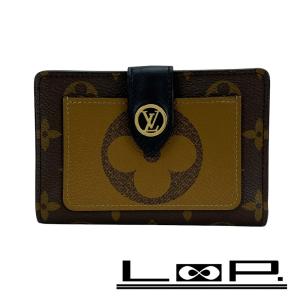 ■美品■　ルイヴィトン ポルトフォイユ ジュリエット 二つ折り 財布 ウォレット モノグラム リバース M69432 箱 【400070】5｜loopland