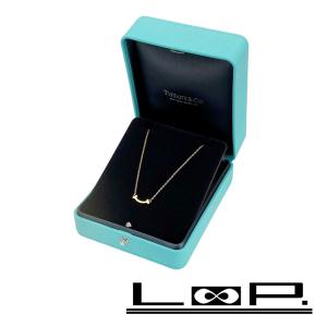 ■美品■　ティファニー Tスマイル マイクロミニ ネックレス アクセサリー ゴールド YG 750 2.3g 箱 【402777】7｜loopland