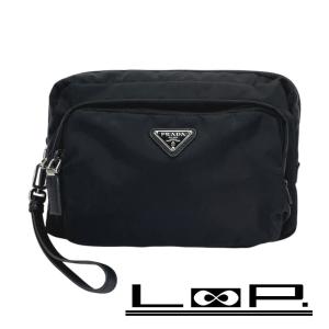 ■美品■　プラダ ポーチ メイク 化粧 小物入れ ナイロン SS ブラック 【404269】1