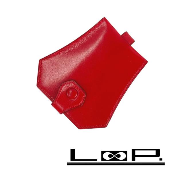 ■美品■ヴィンテージ■　エルメス クロシェット チャーム ストラップ ゴールド金具 ボックスカーフ ...