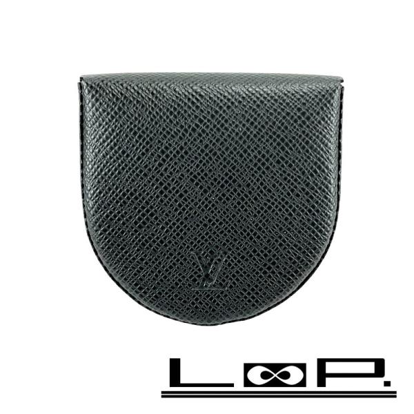 ■新同■　ルイヴィトン ポルトモネ キュベット 小銭入れ 財布 タイガ レザー アルドワーズ ブラッ...