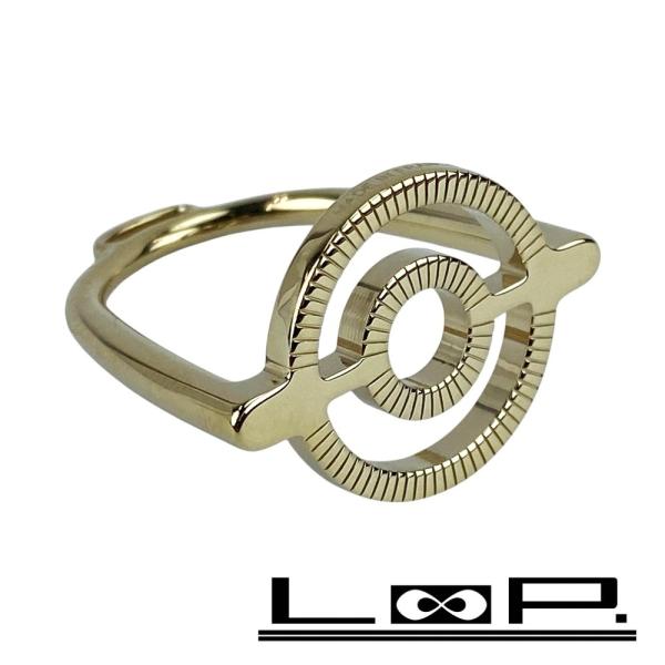 ■新同■　エルメス スカーフ リング エトリエ モチーフ 鐙 GP ゴールド【463969】8