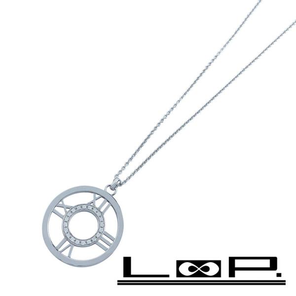 ティファニー ■新同■磨き済■ アトラス オープンサークル ネックレス シルバー ホワイトゴールド ...