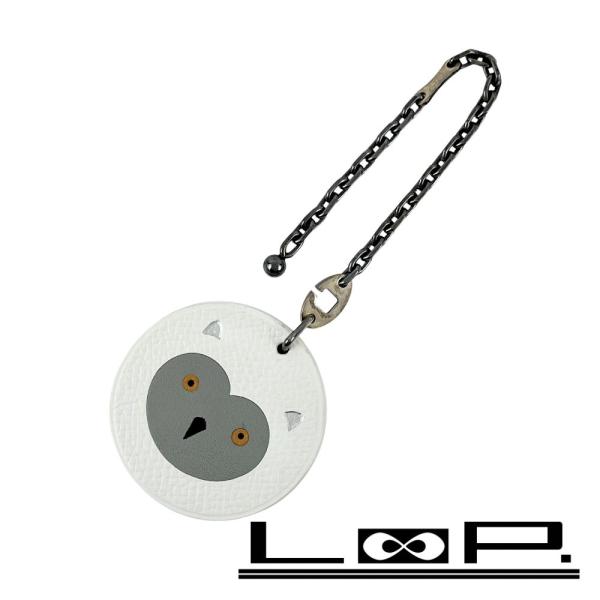 ■美品■ 西武池袋限定■　エルメス アニマル バッグ チャーム キーホルダー 2006 フクロウ レ...