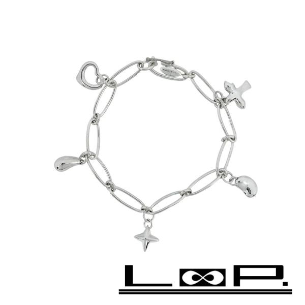 ティファニー ■新同■磨き済■ エルサペレッティ 5チャーム ブレスレット オーバル アクセサリー ...