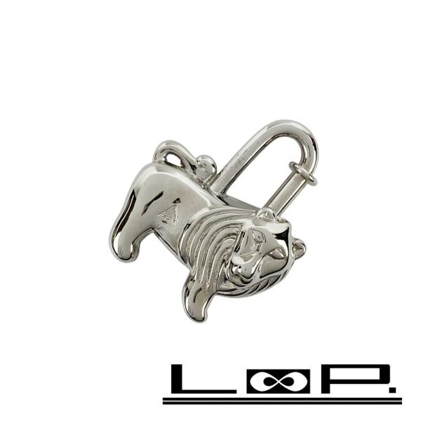 ■新同■　エルメス カデナ ライオン バッグ チャーム アニマル シルバー SS 【479250】7