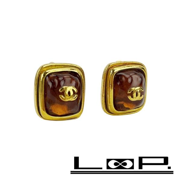 ■美品■ヴィンテージ■　シャネル ココ グリポア イヤリング アクセサリー ファッション ゴールド ...