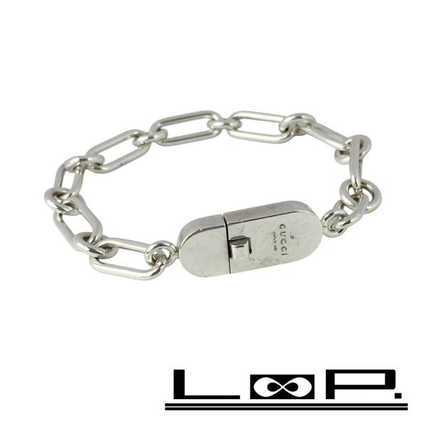 ■中古■　グッチ チェーン ブレスレット アクセサリー シルバー SV925 【487392】10