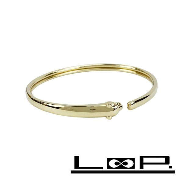 カルティエ ■未使用■ パンテール バングル ブレスレット アクセサリー ゴールド 750 オニキス...