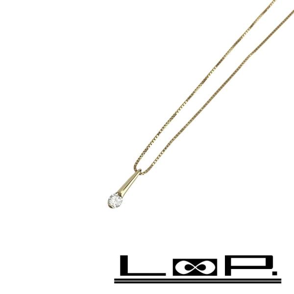 ヴァンドーム 青山 ■新同■ ダイヤ ネックレス アクセサリー ゴールド K18 YG 750 D0...