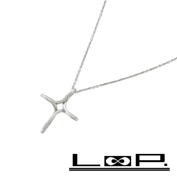 ティファニー ■新同■ エルサペレッティ インフィニティ クロス ネックレス アクセサリー SV92...