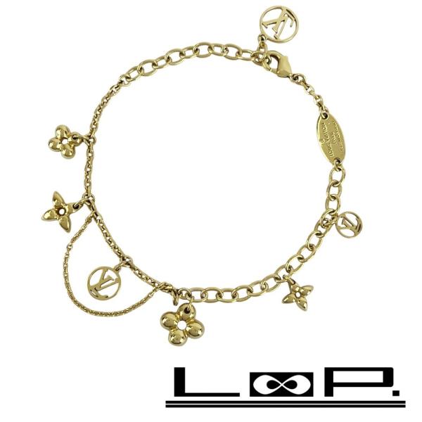 ルイヴィトン ■中古■ ブラスレ ブルーミング ブレスレット アクセサリー ゴールド GP M648...