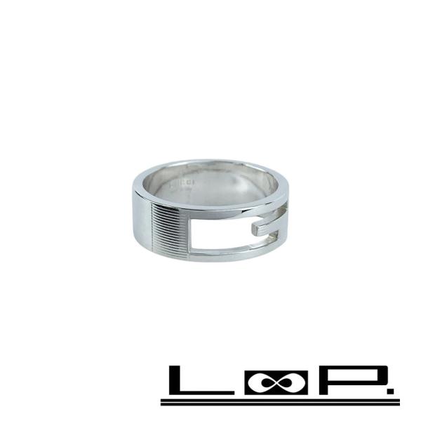 グッチ ■新同■磨き済■ ブランテッド G リング 指輪 アクセサリー シルバー SV 925 #2...