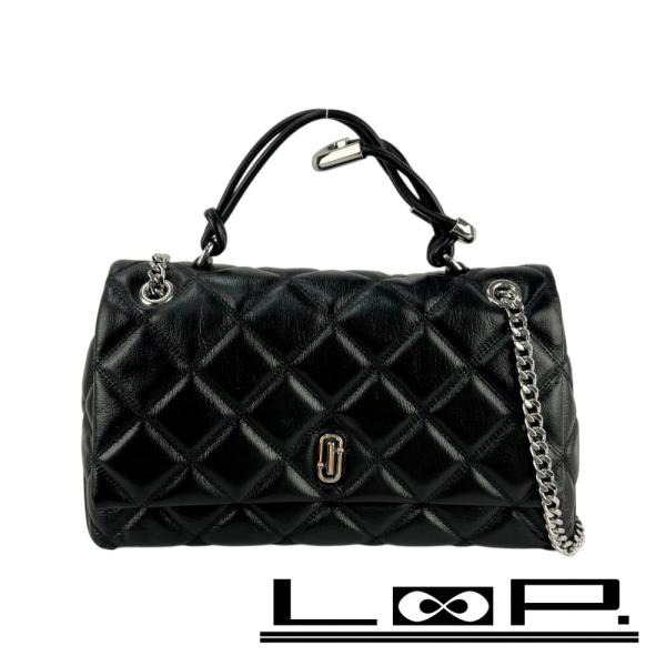 マークジェイコブス ■美品■ ザ キルテッド デュアル チェーン 2WAY ハンド ショルダー バッ...