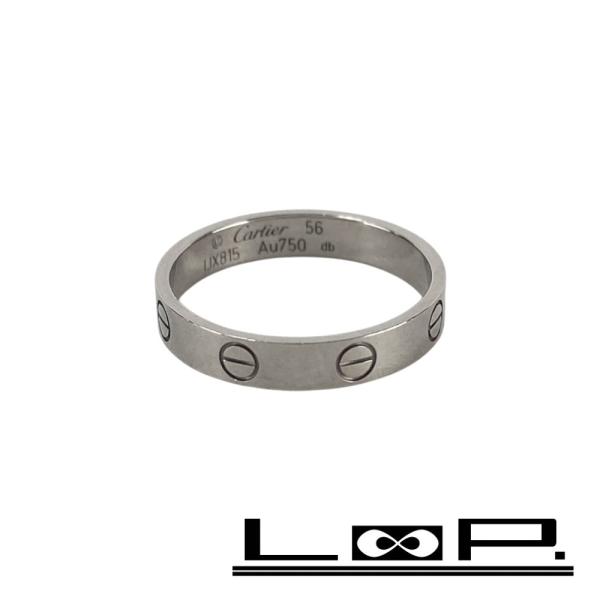 カルティエ ■中古■ ミニラブ リング 指輪 アクセサリー ホワイトゴールド K18 750 WG ...