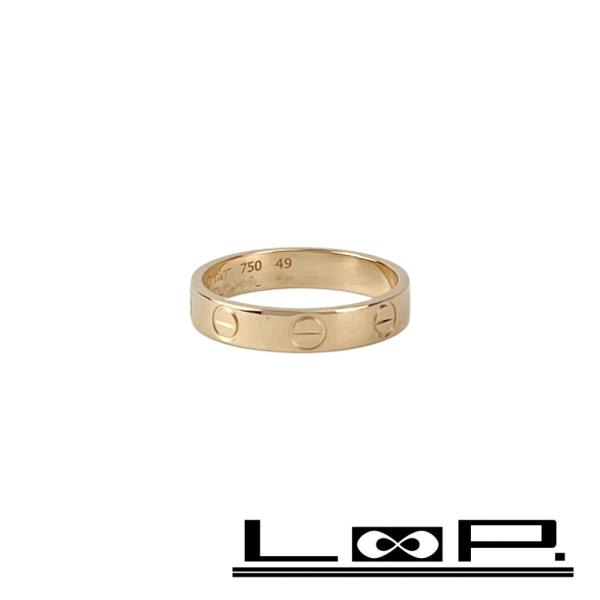 カルティエ ■新同■磨き済■ ミニラブ リング 指輪 アクセサリー ピンクゴールド K18 PG 7...