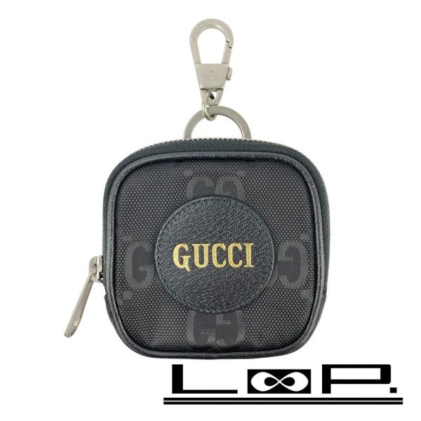 グッチ ■未使用■ GG オフザグリット コインケース 小銭入れ ナイロン ブラック 645060 ...