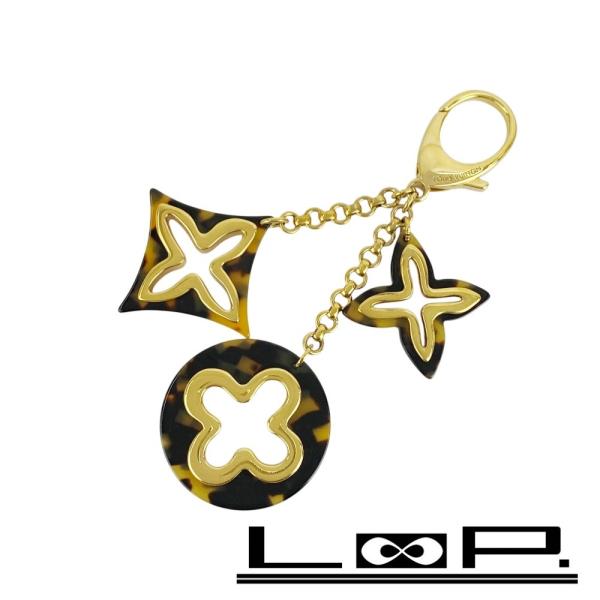 ルイヴィトン ■中古■ ビジューサック アンソレンス キーホルダー バッグチャーム べっ甲柄 GP ...