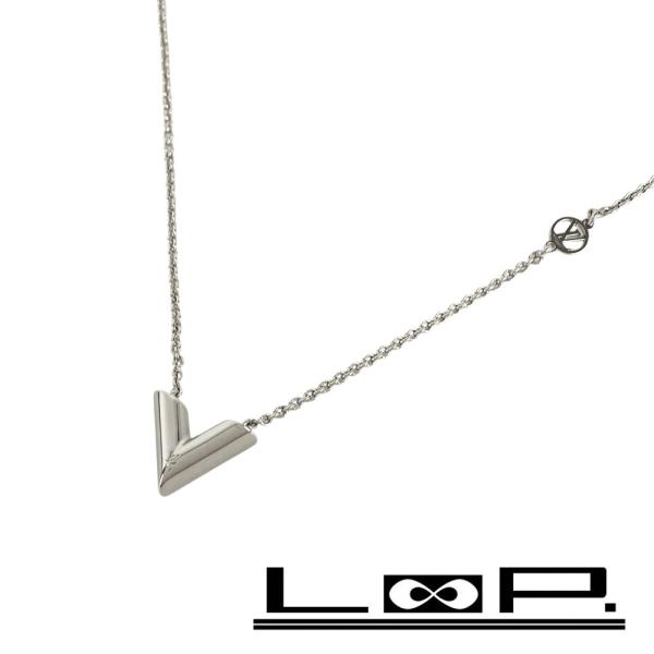 ルイヴィトン ■未使用■ エセンシャルV ネックレス ペンダント アクセサリー シルバー SS M6...