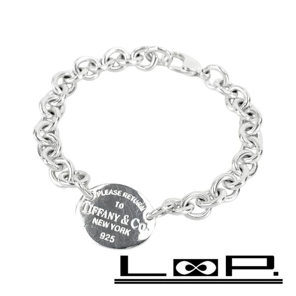 ティファニー ■美品■ リターン トゥ プレート ブレスレット アクセサリー SV925 シルバー ...