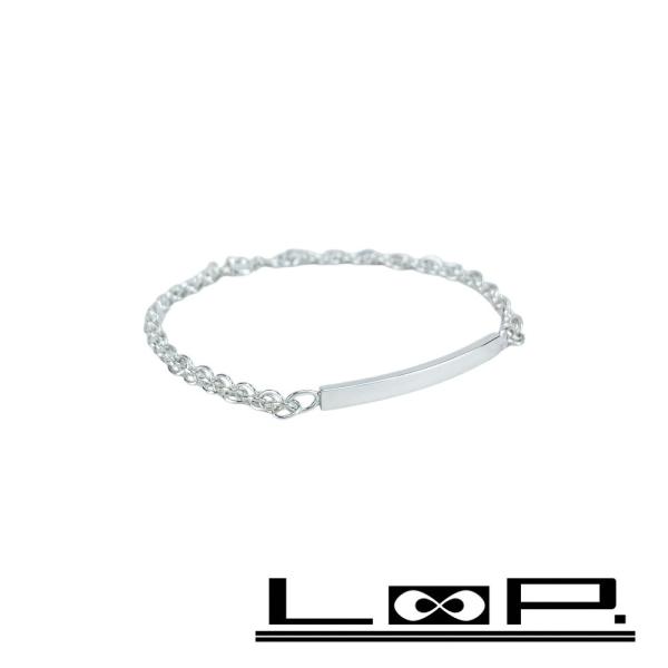 ティファニー ■新同■磨き済■ ID チェーン ブレスレット アクセサリー バー プレート シルバー...