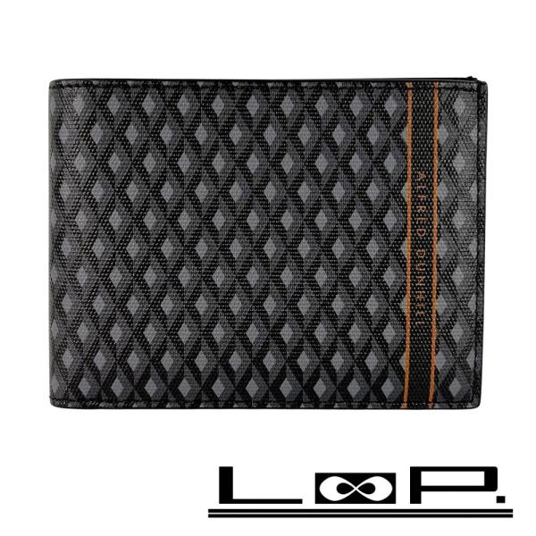 ダンヒル ■新同■ アルフレッド 二つ折り財布 カードケース ウォレット レザー グレー 箱 【55...