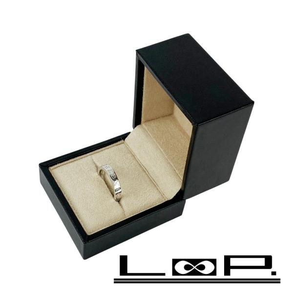 ブルガリ ■新同■磨き済■ ダブルロゴ リング 指輪 アクセサリー 1PD ホワイトゴールド K18...