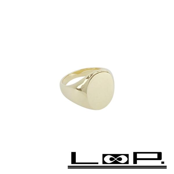 ティファニー ■新同■磨き済■ シグネット リング 指輪 アクセサリー ゴールド K14 約14号 ...