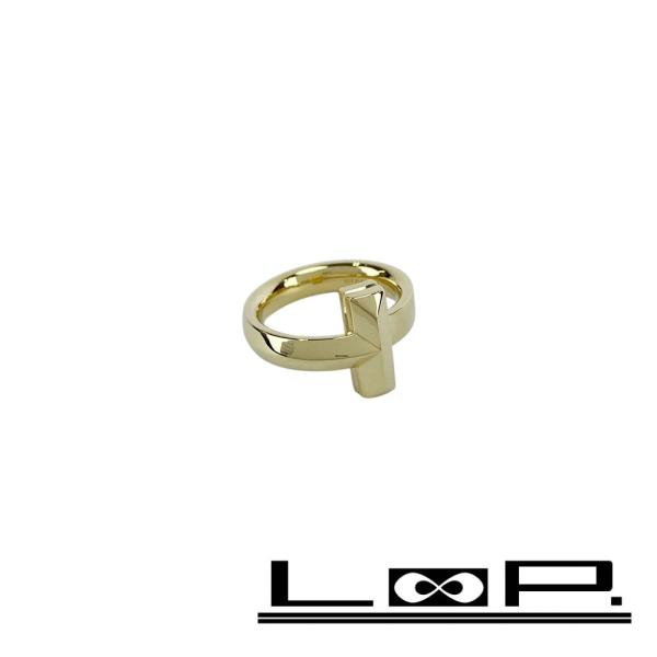 ティファニー ■新同■磨き済■ Tワン リング 指輪 アクセサリー ゴールド K18 約12号 約1...