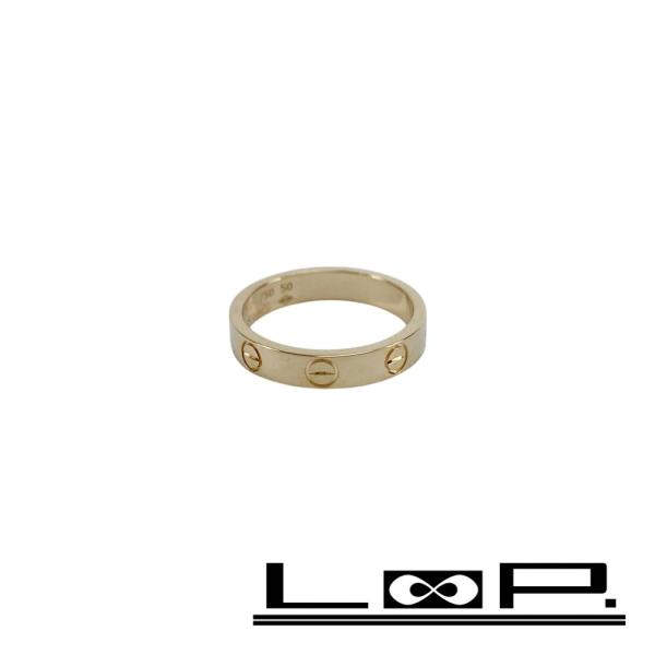 カルティエ ■新同■磨き済■ ミニラブ リング 指輪 アクセサリー ピンクゴールド Ｋ18 750P...