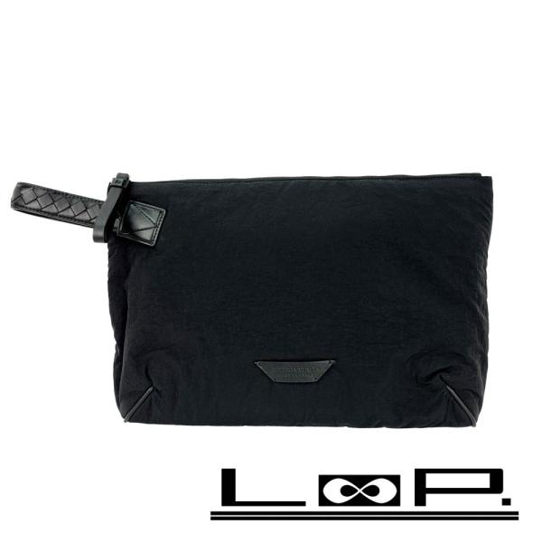 ボッテガヴェネタ ■美品■ クロスロード クラッチ セカンド バッグ ファッション ナイロン レザー...