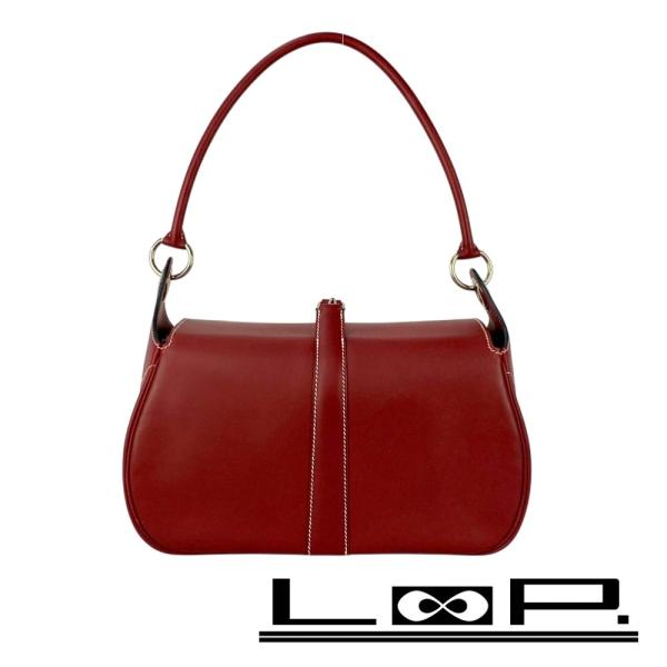 エルメス ■美品■ ラグビー ハンド バッグ 鞄 シャモニー ホワイトステッチ シルバー金具 ルージ...